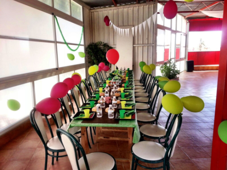 Decoración fiesta infantil Minecraft