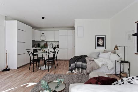 small places, great ideas, elegance in black and white