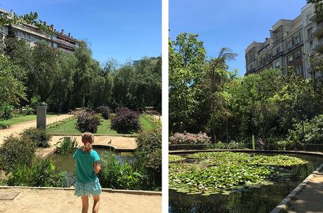 Pinhan Café y los jardines del Turó Park