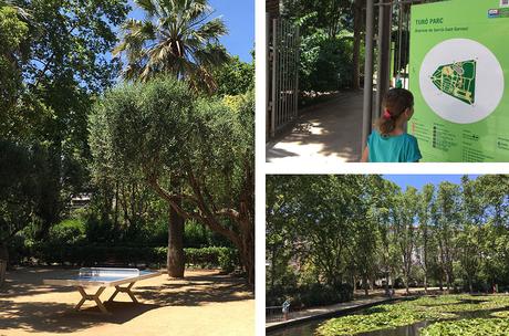 Pinhan Café y los jardines del Turó Park