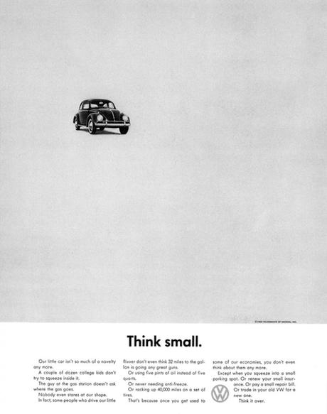 Think Small - El minimalismo publicitario