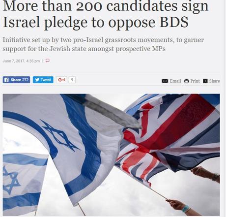 Politicos británicos dicen “NO” al BDS.