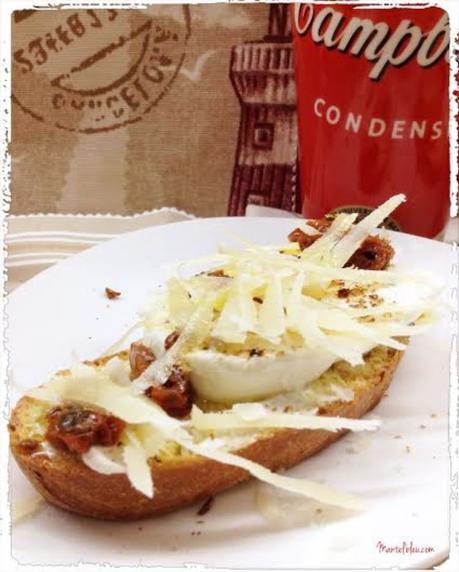 Tosta tres quesos Tosta tres quesos