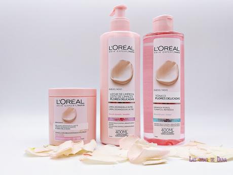 L'Oréal Flores Delicadas lorealskin limpieza facial desmaquillante derrite el maquillaje beauty skincare belleza