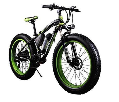 Bicicletas eléctricas para hombre Cruiser grasa bicicleta RT012 350 W * 36 V * 10.4ah Fat tire 26 