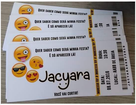 Invitaciones de Emoji