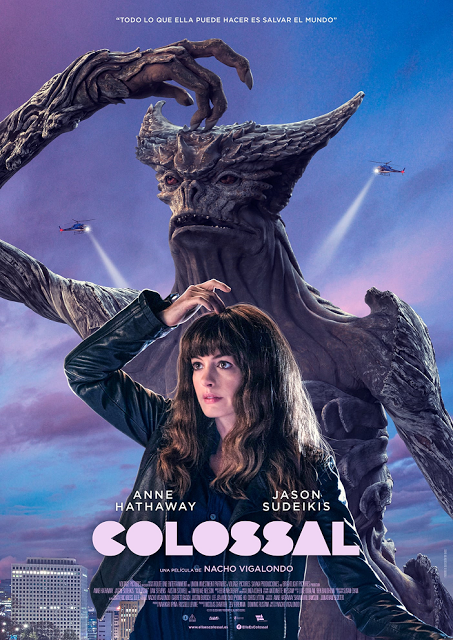 Cartel definitivo para su estreno en España de Colossal
