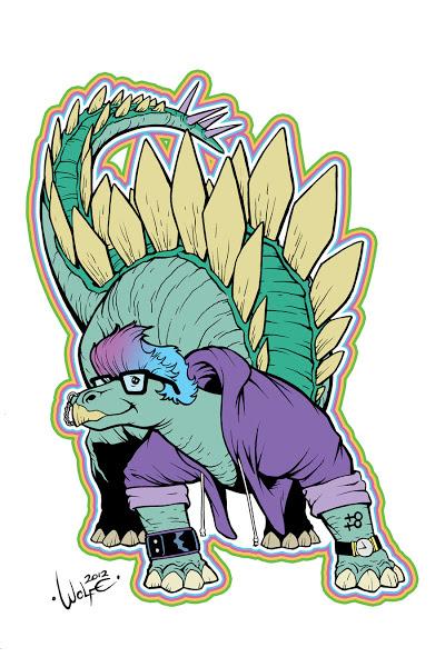 Los dinosaurios LGBT de Wolfe Hanson