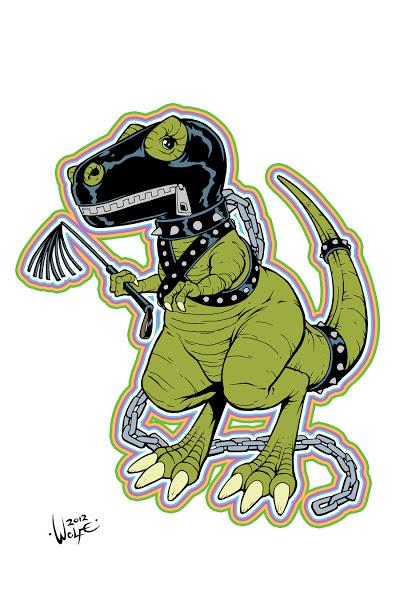 Los dinosaurios LGBT de Wolfe Hanson