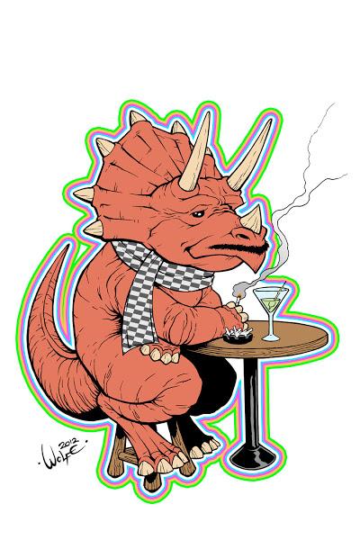 Los dinosaurios LGBT de Wolfe Hanson