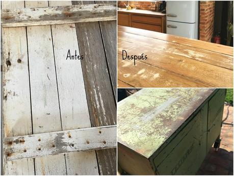 Transformar una puerta en mesa Transformar una puerta en mesa