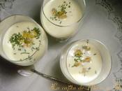 Crema tibia espárragos berberechos