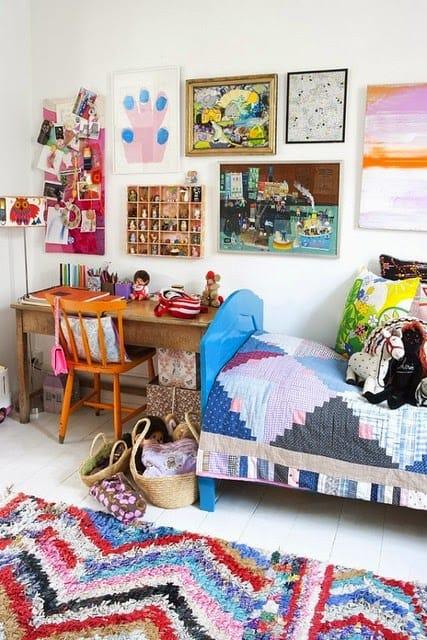 Textile deco: quilts en habitaciones infantiles