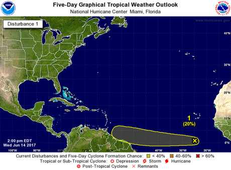Gran Onda Tropical amenaza con posible desarrollo ciclónico mientras avanza hacia El Caribe