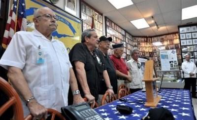 Miembros de la brigada mercenaria 2506, agrupación militar, fabricada por la CIA en 1961, que agredió a Cuba 
