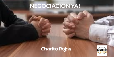 ¡NEGOCIACIÓN YA!
