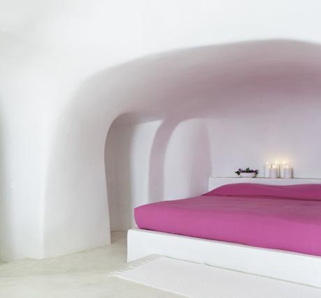 Decoración de estilo mediterráneo: Perivolas, un refugio idílico en Santorini