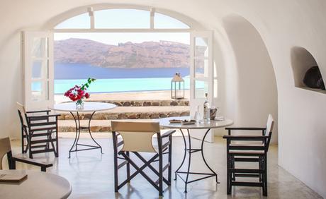 Decoración de estilo mediterráneo: Perivolas, un refugio idílico en Santorini