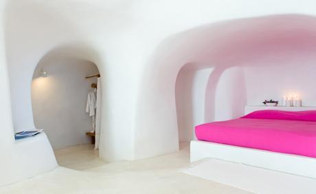 Decoración de estilo mediterráneo: Perivolas, un refugio idílico en Santorini