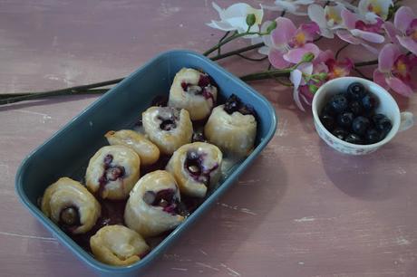 Blueberry Cream Cheese Rolls