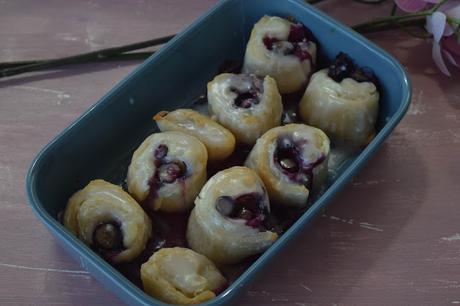 Blueberry Cream Cheese Rolls