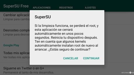 Desrootear un móvil con Android