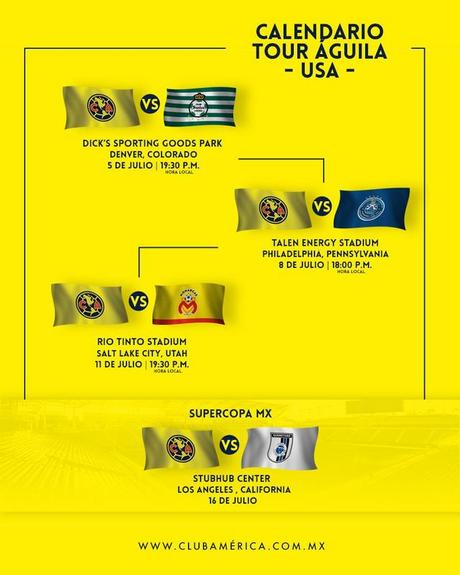 Confirmado nuevo fichaje del América, Calendario Tour Águila, Ya hay oferta por Darwin Quintero