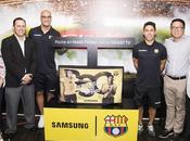Presentan Samsung Smart Barcelona, homenaje hinchada grande Ecuador