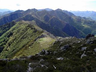 Pel.luno-La Pandiel.la-La Ventanina-El Mayéu Mea-La Boyica-Picu Dubil (Peña Mea)