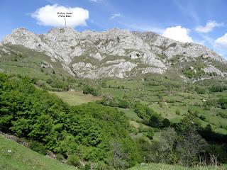 Pel.luno-La Pandiel.la-La Ventanina-El Mayéu Mea-La Boyica-Picu Dubil (Peña Mea)