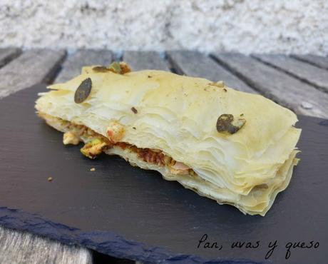 Baklava con pistachos