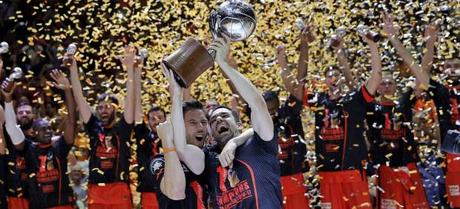 El Valencia Basket campeón de la Liga ACB.
