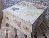 Como reciclar un mueble de madera con decapado y decoupage. Reciclar muebles