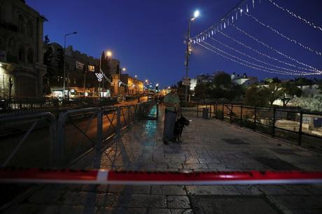 Jerusalem tras el ultimo atentado terrorista palestino.