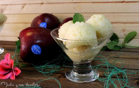 RECETA -  Sorbete de manzana
