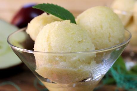 RECETA -  Sorbete de manzana