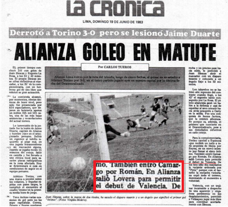 18 de Junio en Alianza Lima [Wilmar Valencia]