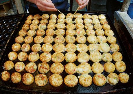 Takoyaki, bolitas de pulpo