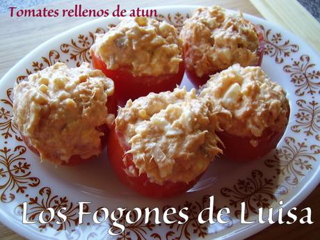 TOMATES RELLENOS DE ATÚN Y HUEVO