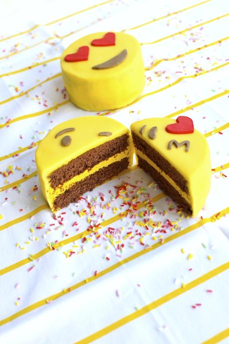 Mini Tartas Emoji Fondant para Valentín ¡recetas presentación Chocolaterapia