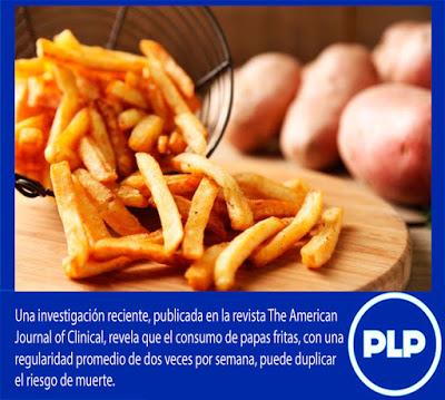 CONSUMO REGULAR DE PAPAS FRITAS PODRÍA ESTAR VINCULADO A UN MAYOR RIESGO DE MUERTE…