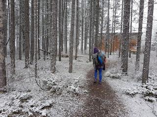DE ACAMPADA EN ABRAHAM LAKE DE ACAMPADA EN ABRAHAM LAKE