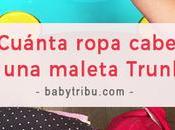 ¿Cuánta ropa cabe realmente maleta infantil Trunki?