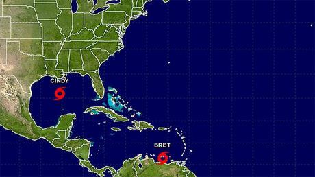 Tormenta tropical Cindy se forma en el golfo de México