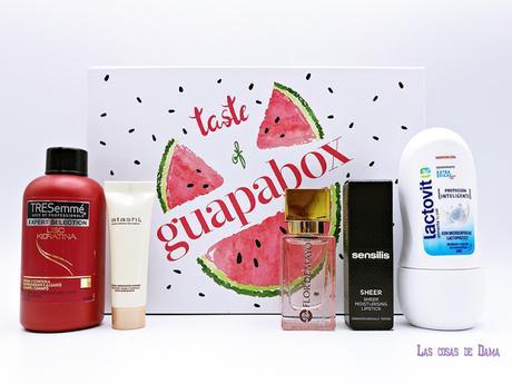 Guapabox Junio TRESemmé beautybox beauty belleza suscripción cajita maquillaje lactovit sensilis atashi