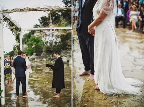 Una original boda sobre el agua: Lauren y Andrew