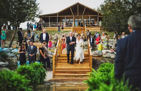 Una original boda sobre el agua: Lauren y Andrew