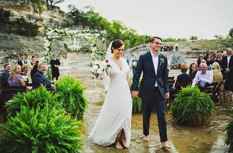 Una original boda sobre el agua: Lauren y Andrew