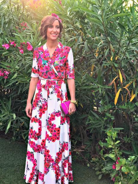 Fitness And Chicness-Look Invitada Boda Vestido Largo Flores-4