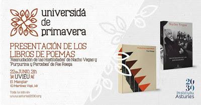 Fee Reega: Purpurina y percebes (1): Presentación con Nacho Vegas en Oviedo: